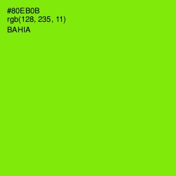 #80EB0B - Bahia Color Image