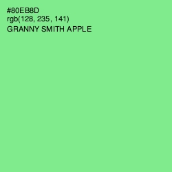 #80EB8D - Granny Smith Apple Color Image