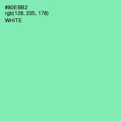 #80EBB2 - Algae Green Color Image