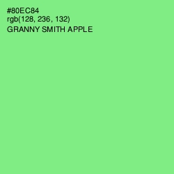 #80EC84 - Granny Smith Apple Color Image