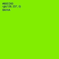 #80ED00 - Bahia Color Image