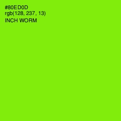 #80ED0D - Inch Worm Color Image