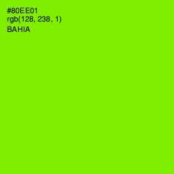 #80EE01 - Bahia Color Image