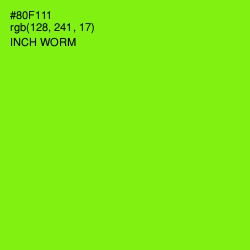 #80F111 - Inch Worm Color Image