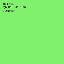 #80F16D - Conifer Color Image