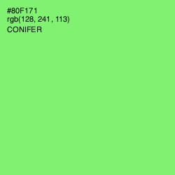 #80F171 - Conifer Color Image