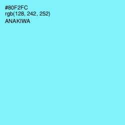 #80F2FC - Anakiwa Color Image