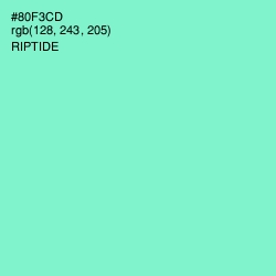 #80F3CD - Riptide Color Image