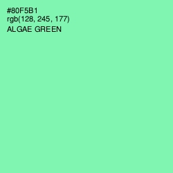 #80F5B1 - Algae Green Color Image