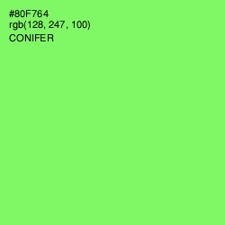 #80F764 - Conifer Color Image