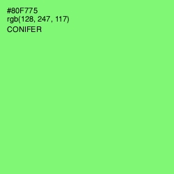 #80F775 - Conifer Color Image