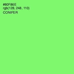 #80F86E - Conifer Color Image