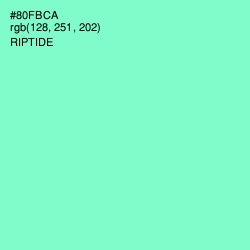 #80FBCA - Riptide Color Image