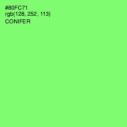 #80FC71 - Conifer Color Image