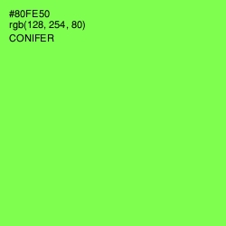 #80FE50 - Conifer Color Image