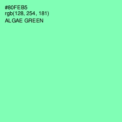 #80FEB5 - Algae Green Color Image