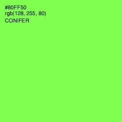 #80FF50 - Conifer Color Image