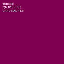 #810050 - Cardinal Pink Color Image