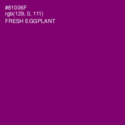 #81006F - Fresh Eggplant Color Image