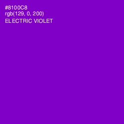 #8100C8 - Electric Violet Color Image