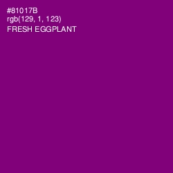 #81017B - Fresh Eggplant Color Image