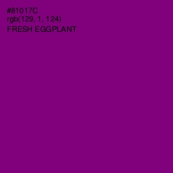 #81017C - Fresh Eggplant Color Image