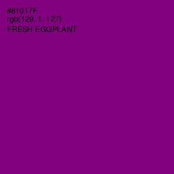 #81017F - Fresh Eggplant Color Image