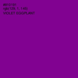 #810191 - Violet Eggplant Color Image