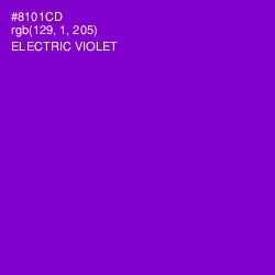 #8101CD - Electric Violet Color Image