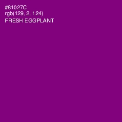 #81027C - Fresh Eggplant Color Image