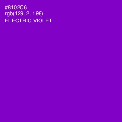 #8102C6 - Electric Violet Color Image