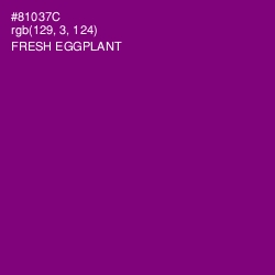 #81037C - Fresh Eggplant Color Image