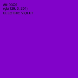 #8103C9 - Electric Violet Color Image