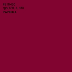 #810430 - Paprika Color Image