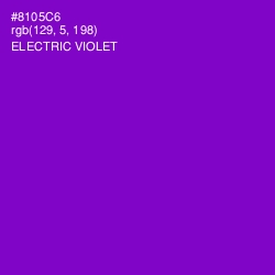 #8105C6 - Electric Violet Color Image