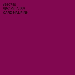 #810750 - Cardinal Pink Color Image