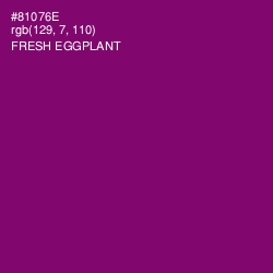 #81076E - Fresh Eggplant Color Image