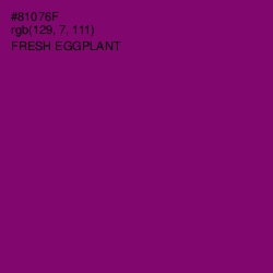 #81076F - Fresh Eggplant Color Image