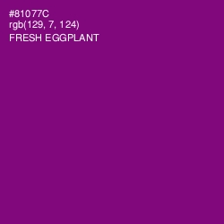 #81077C - Fresh Eggplant Color Image