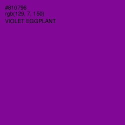 #810796 - Violet Eggplant Color Image