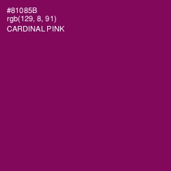 #81085B - Cardinal Pink Color Image