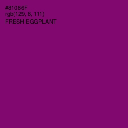 #81086F - Fresh Eggplant Color Image