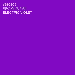 #8109C3 - Electric Violet Color Image