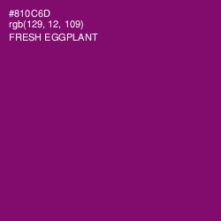 #810C6D - Fresh Eggplant Color Image