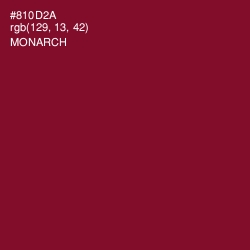 #810D2A - Monarch Color Image
