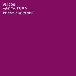 #810D61 - Fresh Eggplant Color Image
