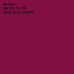 #810F41 - Rose Bud Cherry Color Image