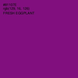 #81107E - Fresh Eggplant Color Image