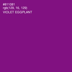 #811081 - Violet Eggplant Color Image