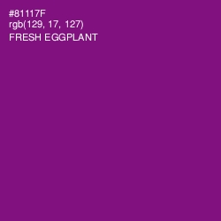 #81117F - Fresh Eggplant Color Image
